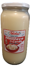 Manteca de cerdo Tridal frasco de 1 litro